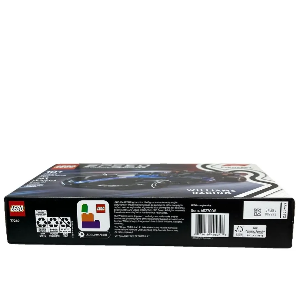 LEGO Speed Champions Williams Racing FW46 F1‎ Race Car 77249 New Sealed - Picture 8 of 9